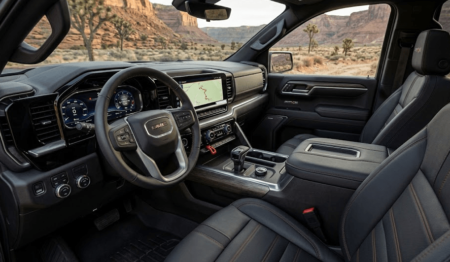 Inside the 2027 GMC AT4X 1500 Interior