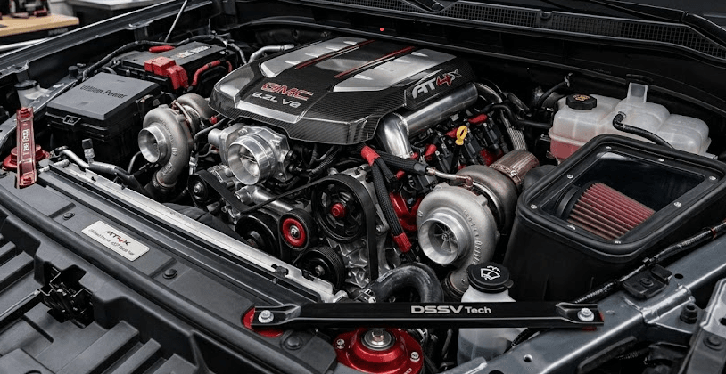 Inside the 2027 GMC AT4X 1500 Engine
