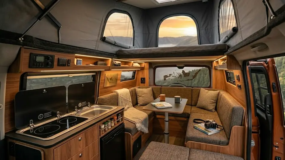 2027 Mitsubishi Atlas Camper Interior